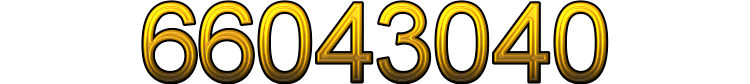 Number 66043040