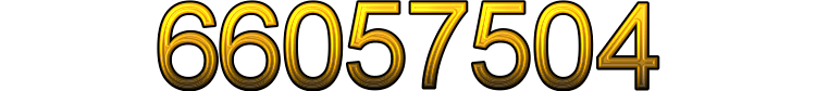 Number 66057504