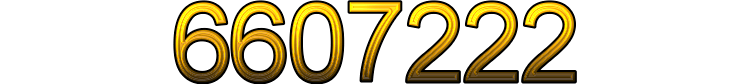 Number 6607222 Number 6607222