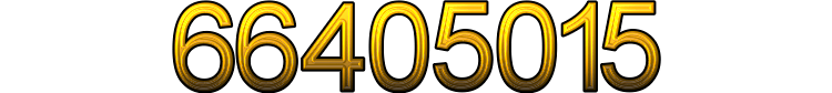 Number 66405015 Number 66405015