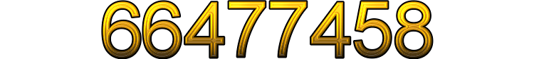 Number 66477458 Number 66477458
