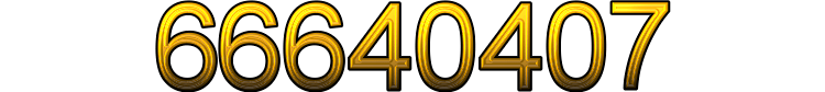 Number 66640407 Number 66640407