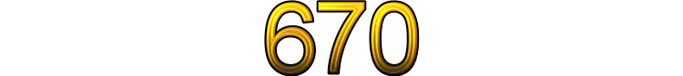 Number 670