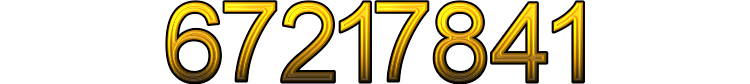 Number 67217841