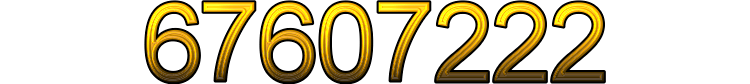 Number 67607222