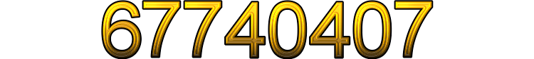 Number 67740407 Number 67740407