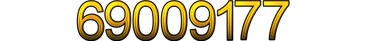 Number 69009177