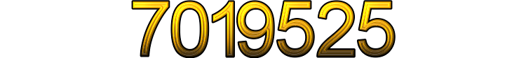 Number 7019525