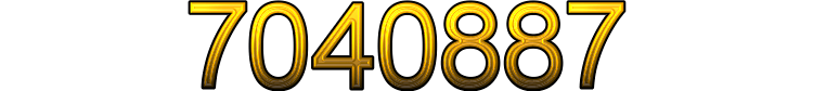 Number 7040887