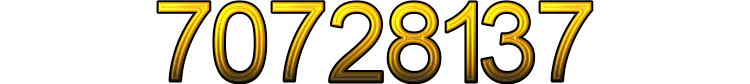 Number 70728137