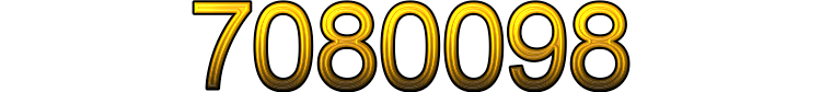 Number 7080098 Number 7080098