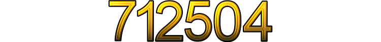 Number 712504