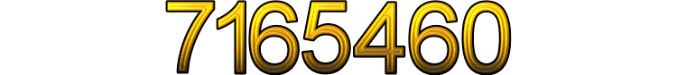 Number 7165460