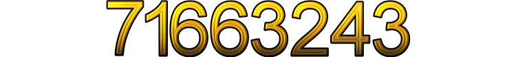 Number 71663243 Number 71663243