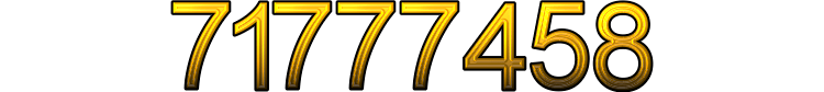 Number 71777458