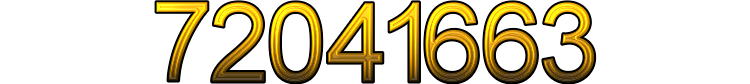 Number 72041663 Number 72041663