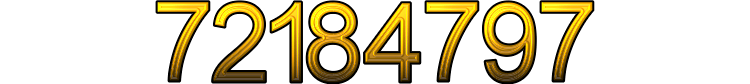 Number 72184797