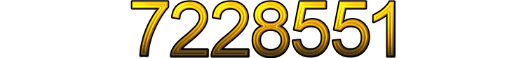 Number 7228551