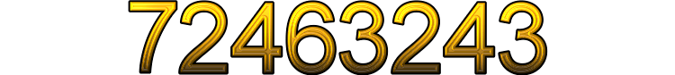 Number 72463243