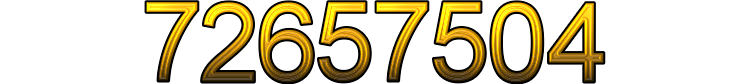 Number 72657504