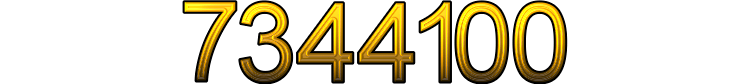 Number 7344100