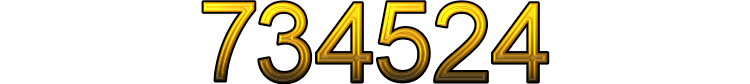 Number 734524