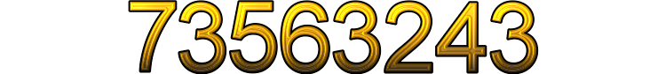 Number 73563243 Number 73563243