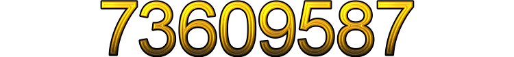 Number 73609587