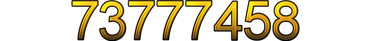 Number 73777458 Number 73777458