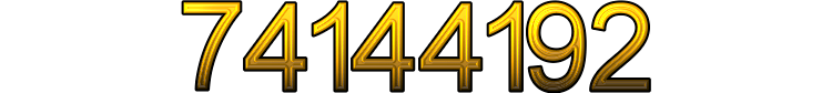 Number 74144192