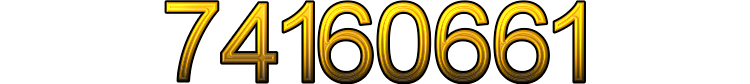 Number 74160661