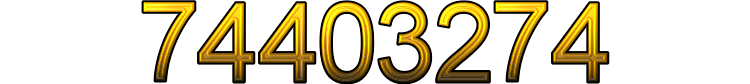 Number 74403274 Number 74403274