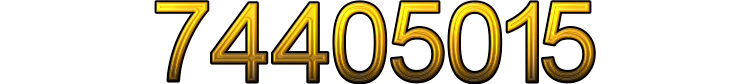 Number 74405015 Number 74405015