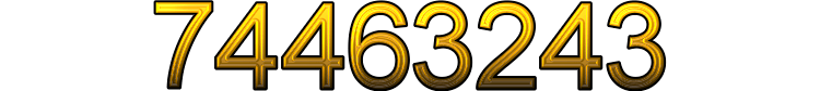 Number 74463243