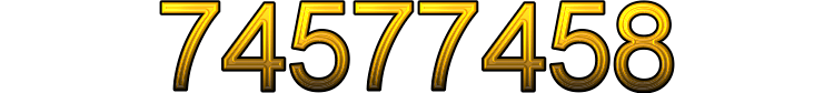 Number 74577458