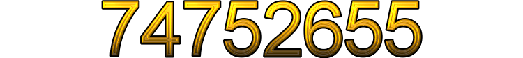 Number 74752655