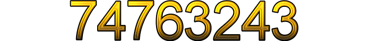 Number 74763243