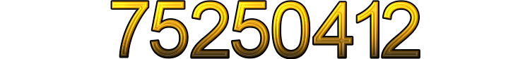 Number 75250412