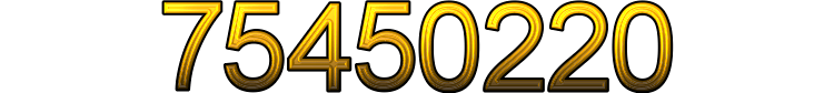 Number 75450220