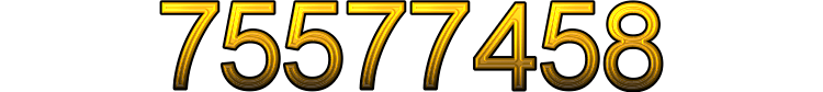 Number 75577458