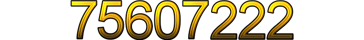 Number 75607222