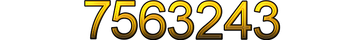 Number 7563243 Number 7563243