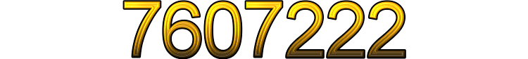Number 7607222