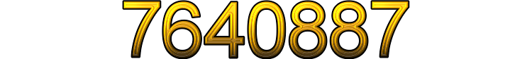 Number 7640887 Number 7640887