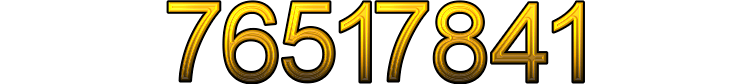Number 76517841 Number 76517841