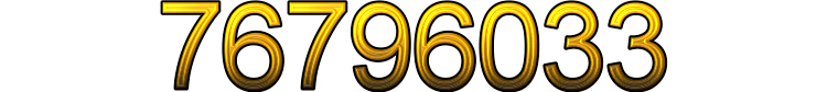 Number 76796033