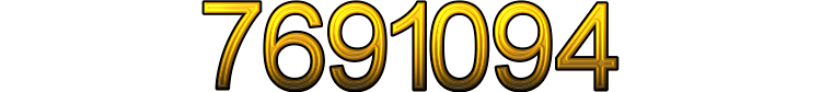 Number 7691094