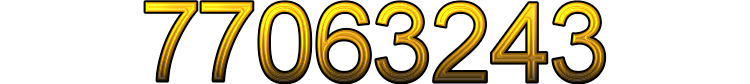 Number 77063243