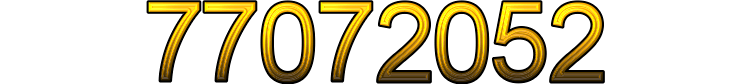 Number 77072052