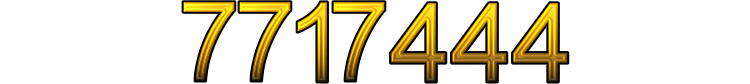 Number 7717444